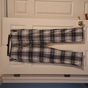GAP Men's Large Black & White Plaid Checkered Lounge Sleep Pants